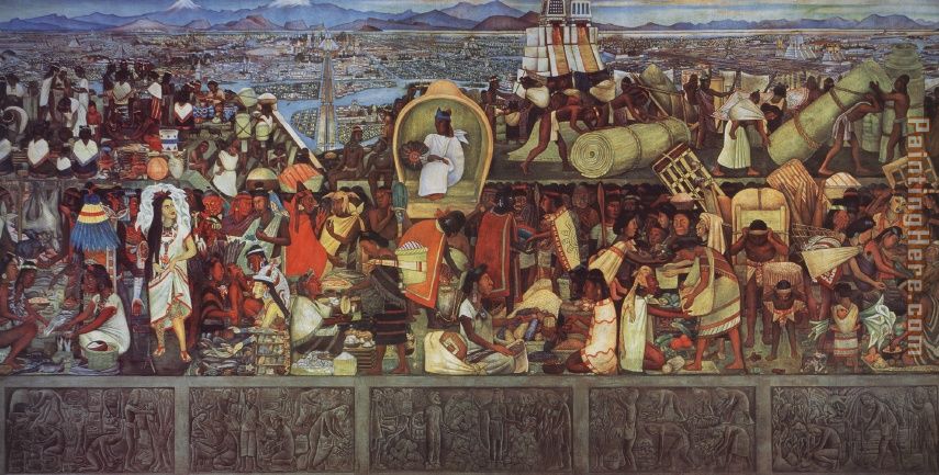 Diego Rivera The Great City of Tenochtitlan